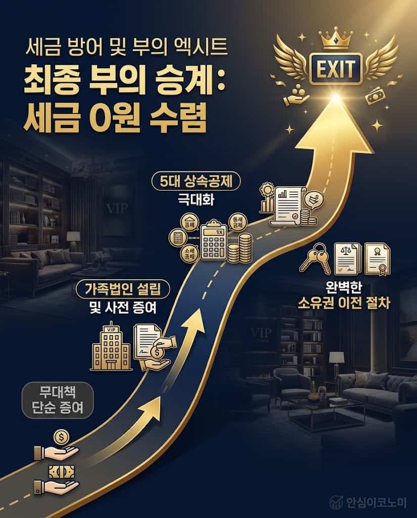 상속세율 폭탄 회피 및 자금출처조사 대응 방어 완벽한 수익 창출 종합 로드맵