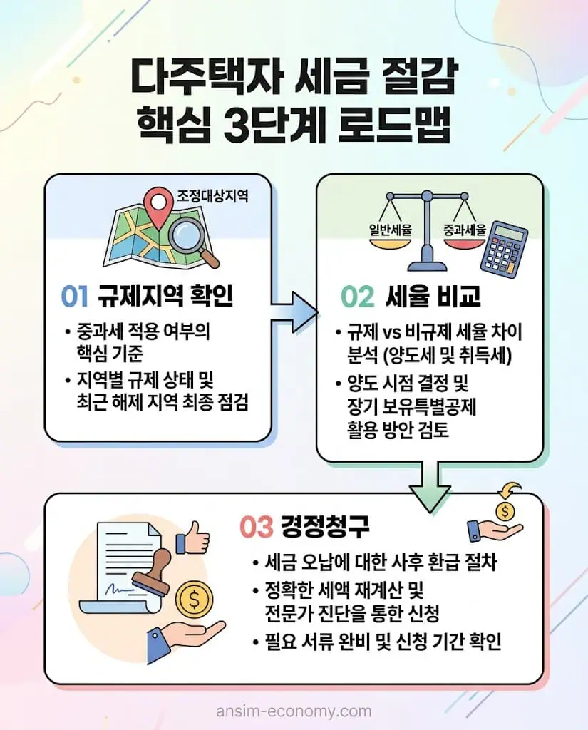 다주택자 양도세 중과유예 및 다주택자 취득세 중과 회피 절세 로드맵