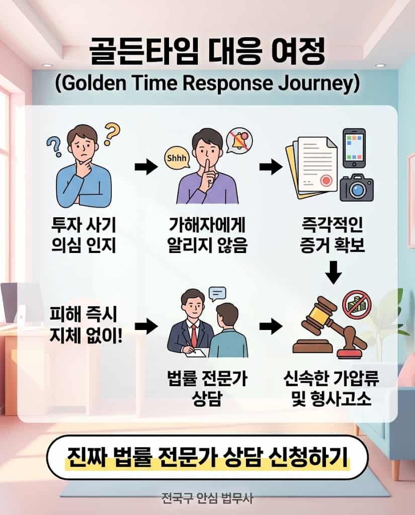 NPL 투자 사기 피해 위기 탈출 형사고소 골든타임 대응 및 전문가 법률 상담 비용 안내