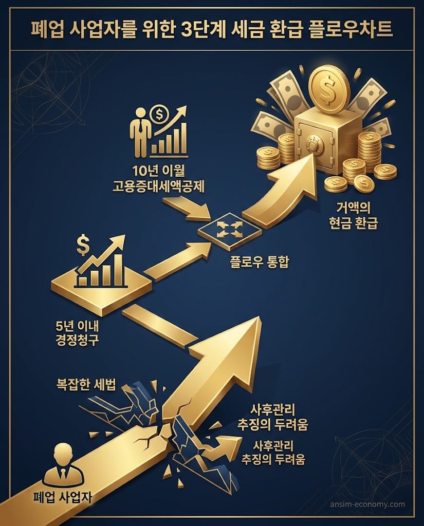 폐업 사업자 세금 환급 종합소득세 경정청구 재무 해결 로드맵