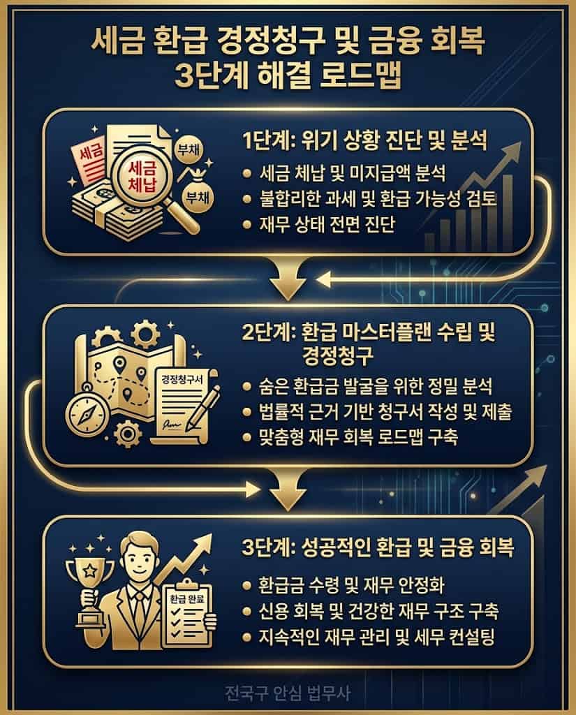 개인사업자 대환대출 승인을 위한 소상공인 대상 경정청구 세금환급 3단계 나홀로 해결 로드맵 데이터