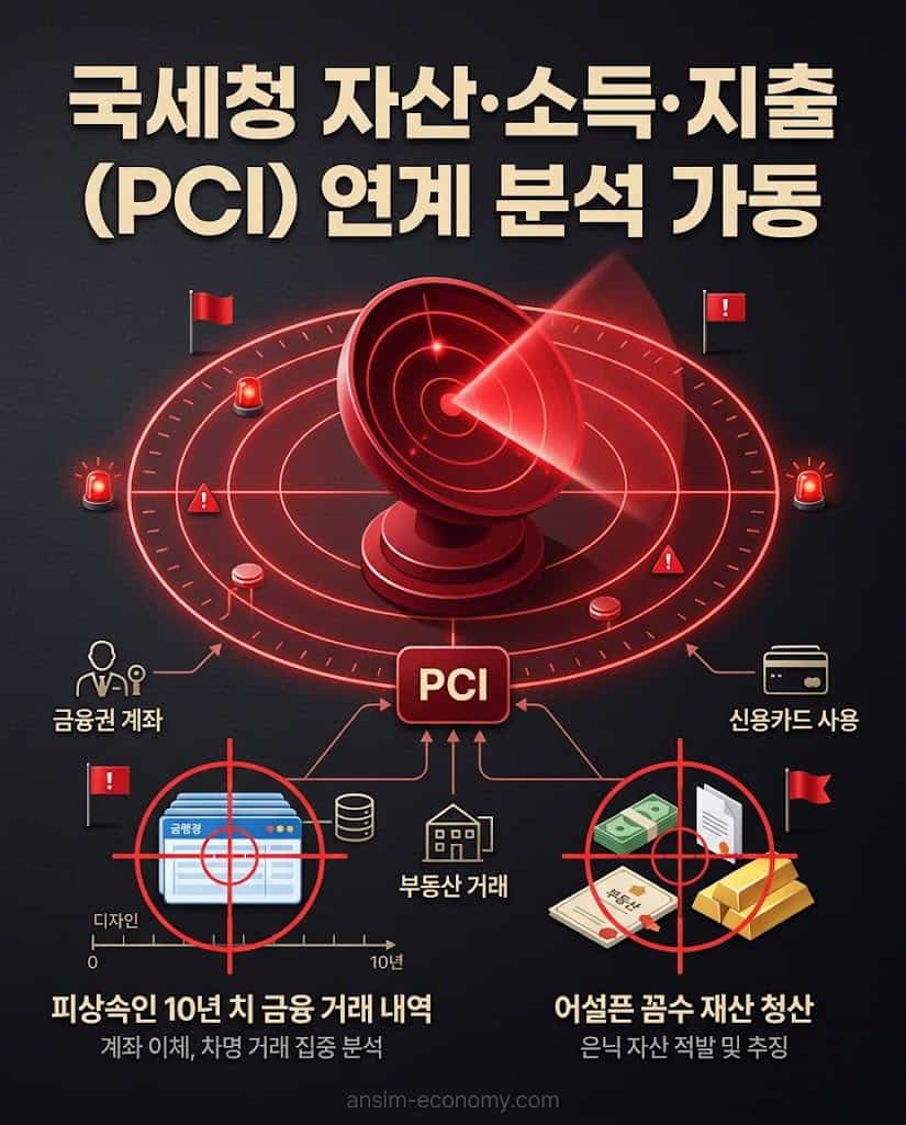 국세청 자산소득지출 분석(PCI) 시스템의 빚 상속 한정승인 사후관리 추적 및 세무조사 전문 세무사 대응