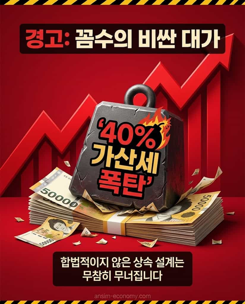 부정무신고 가산세 및 납부지연 가산세 폭탄 경고 상속포기 법무사 비용 안내