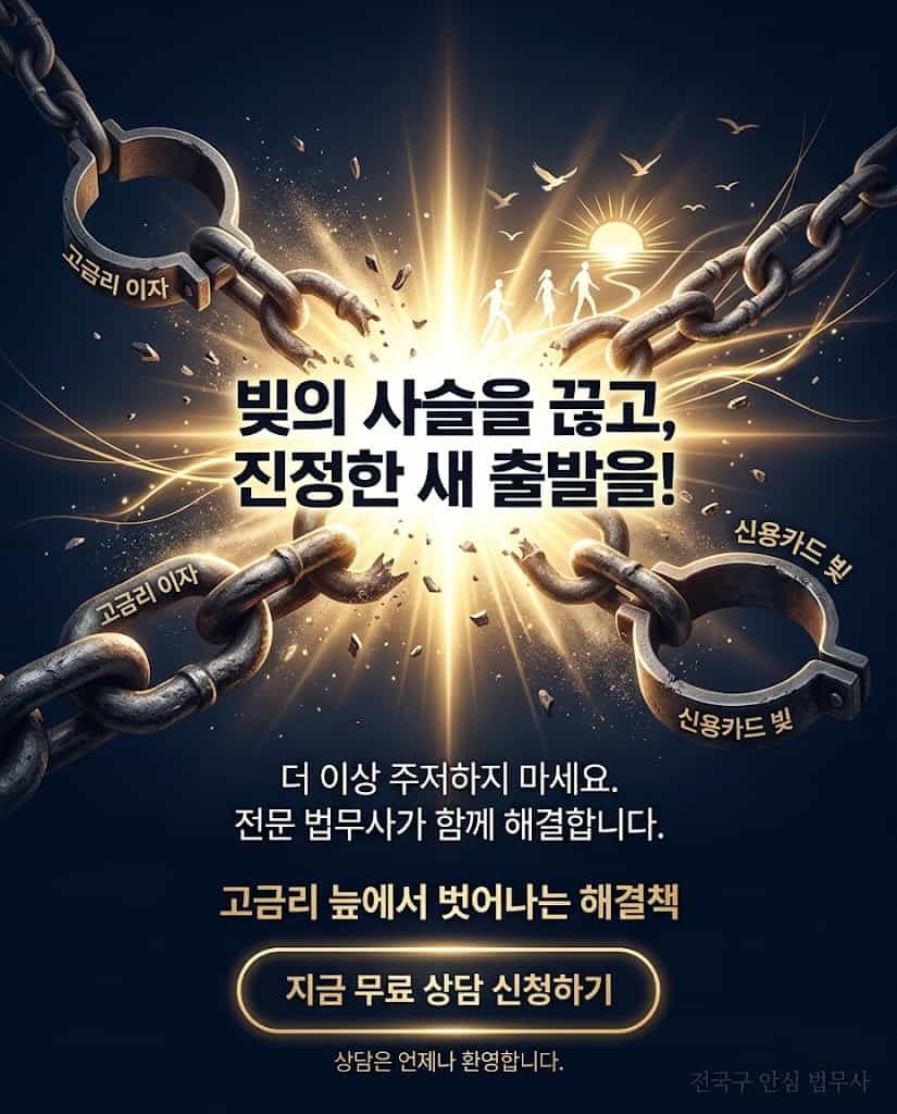 리볼빙 악순환을 끊어내는 진정한 해결 상징 이미지