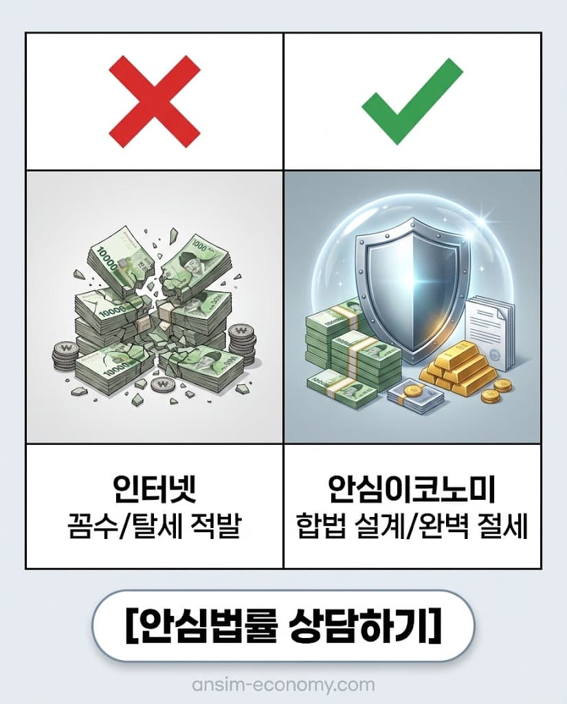합법적인 사망 보험금 상속세 절세 설계 및 안심법률 특수증여 소유권이전등기