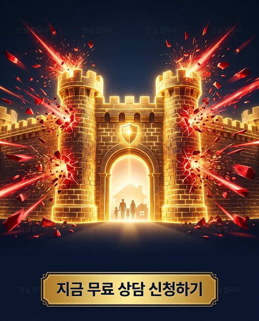 새출발기금 자영업자 부채 탈출 요새 방어망 상징 이미지