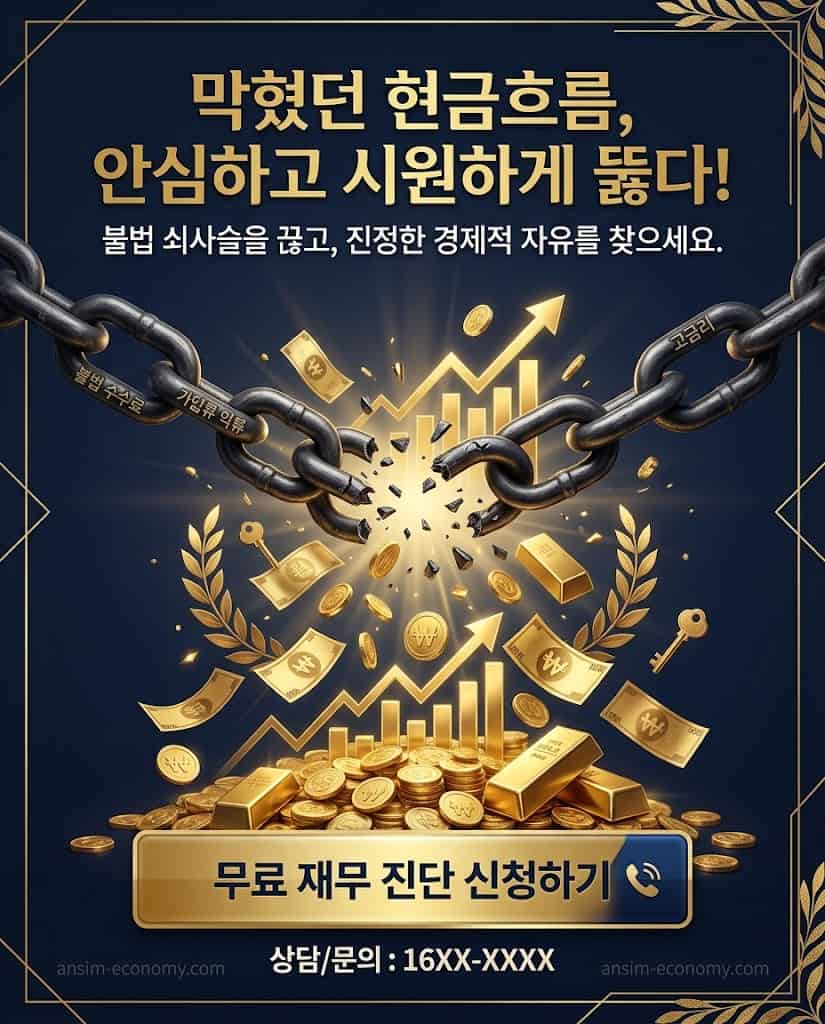 정책자금 불법 브로커 차단 및 사업자 대환대출 완벽한 현금흐름 회복